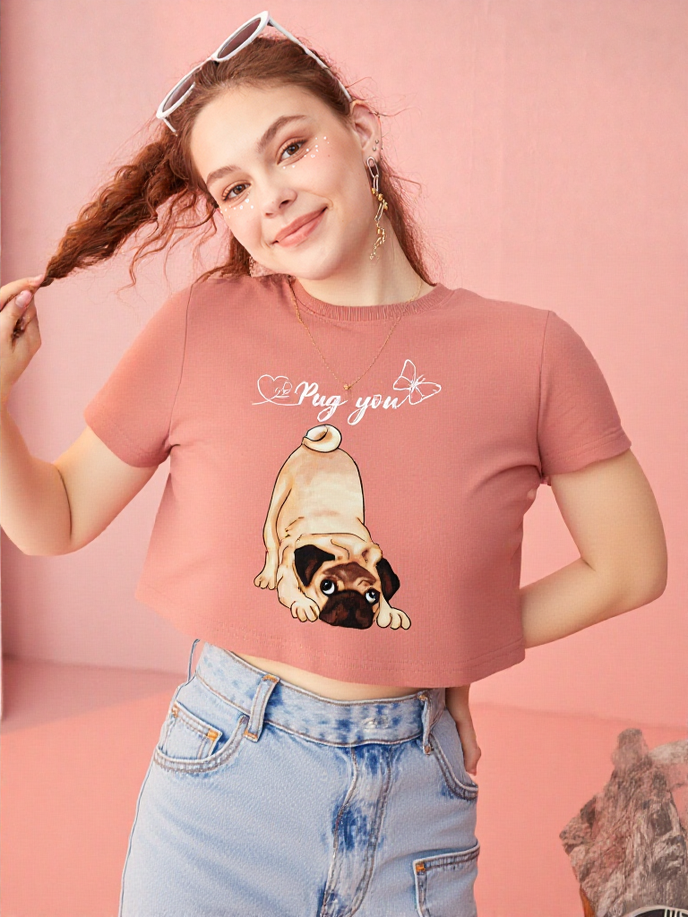 PugYou Crop Top