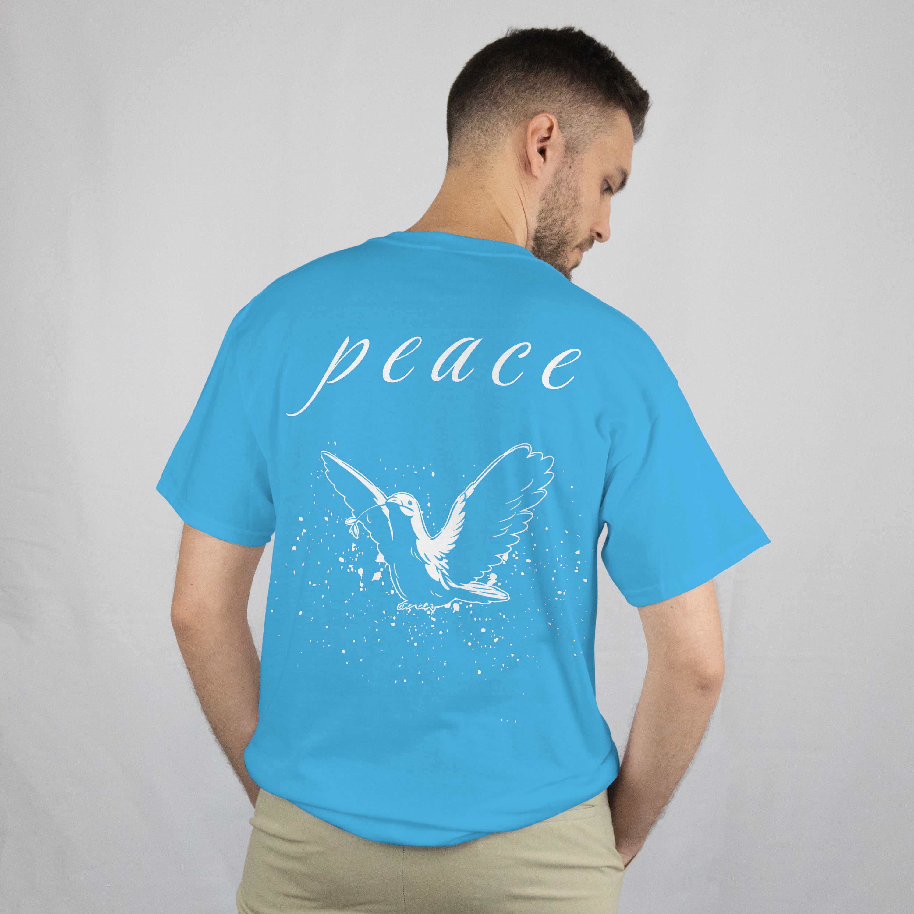 Peace Blue Tee