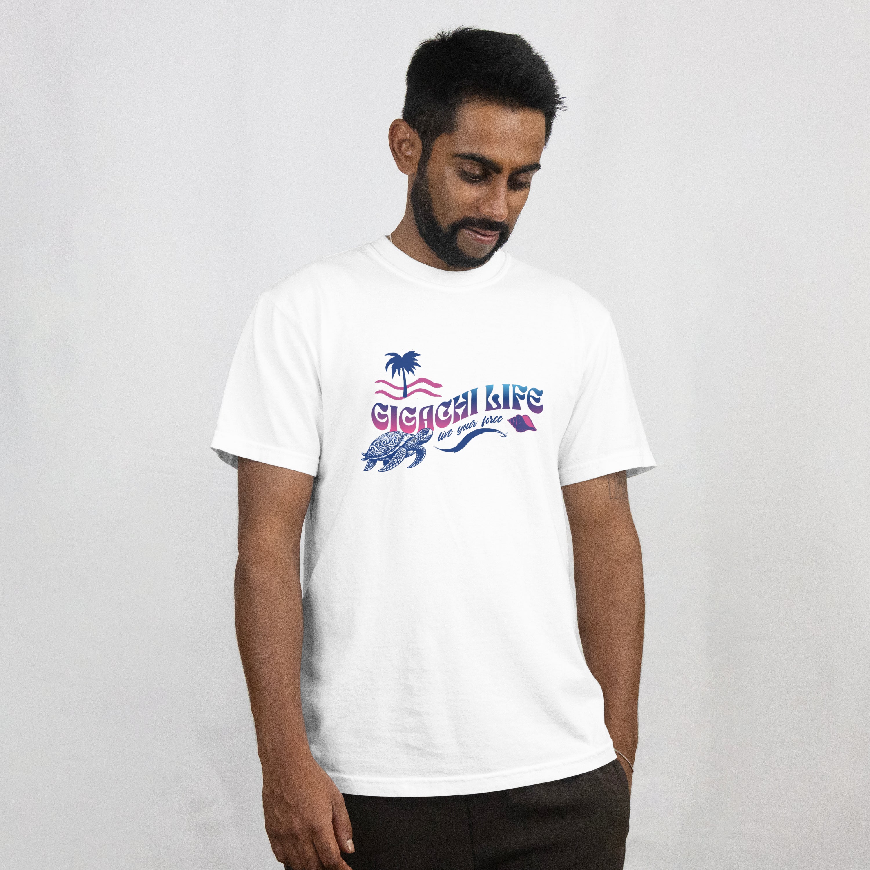 Gigachi Vangogh white Tee