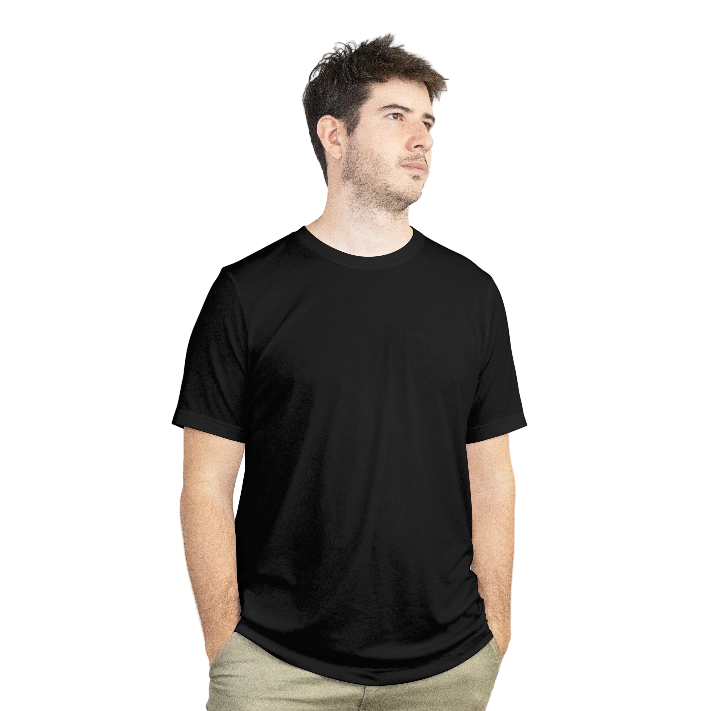 Jet Black Slim-Fit Classic Tshirt