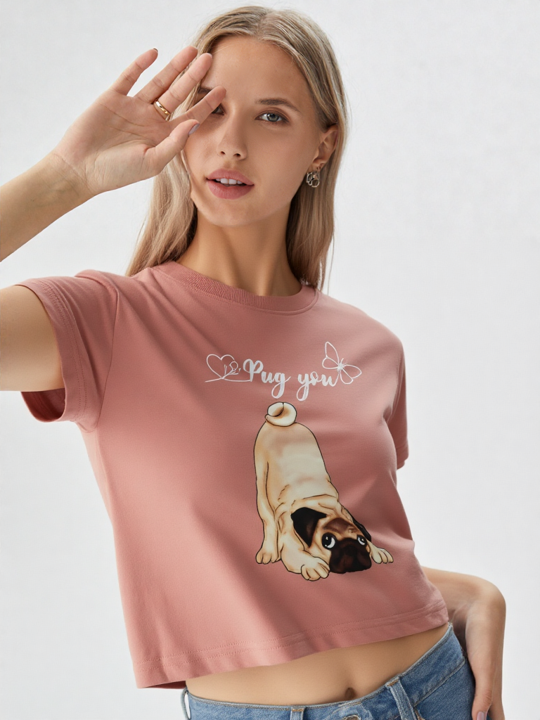 PugYou Crop Top