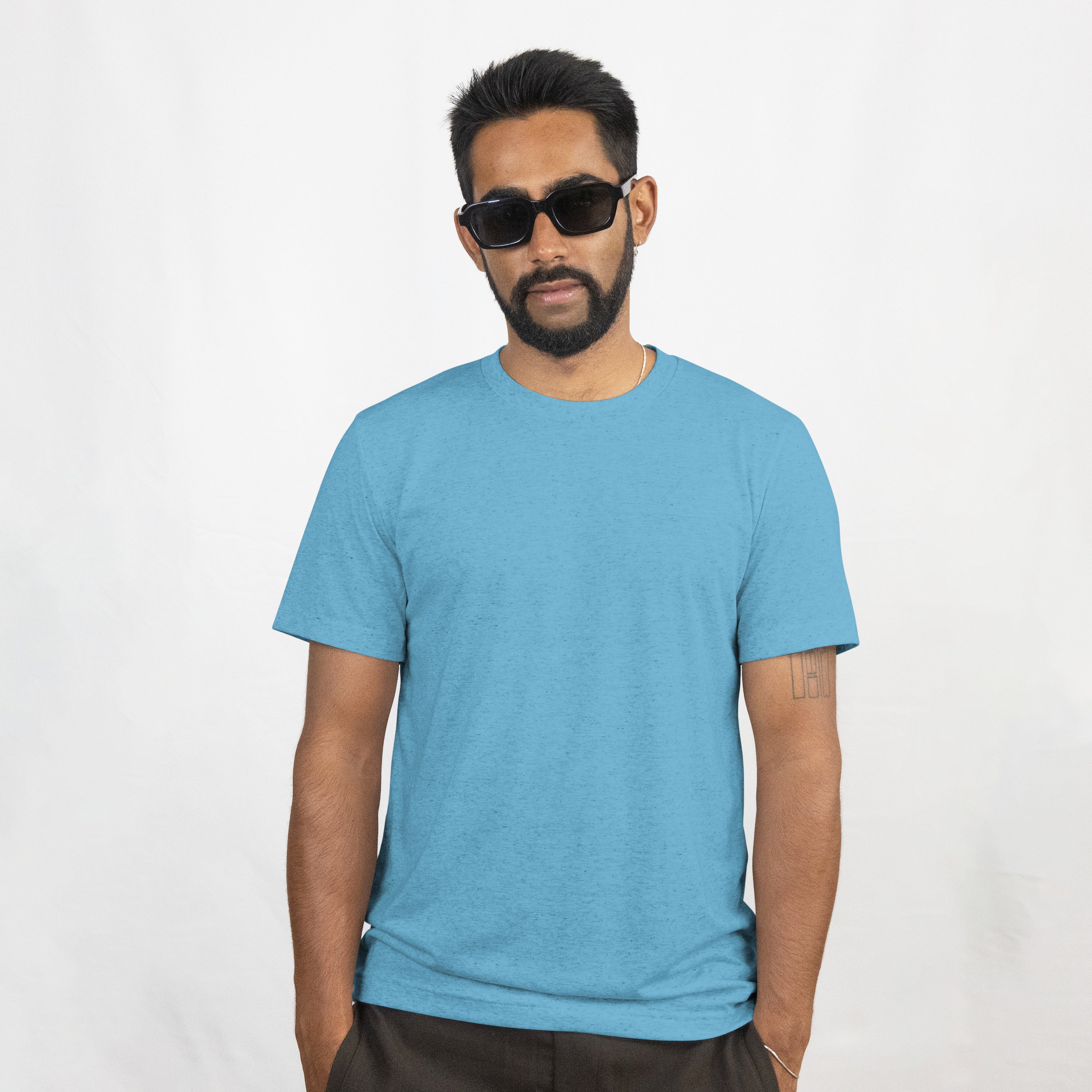 Fountain Blue Slim-Fit Classic Tshirt