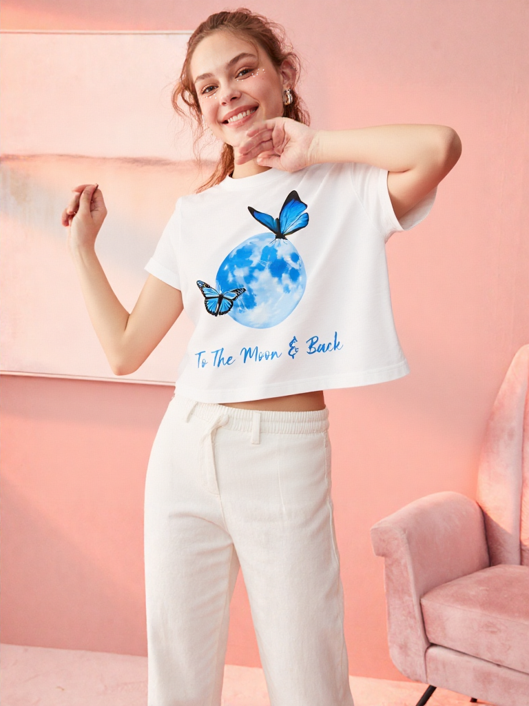 Moon Crop Top