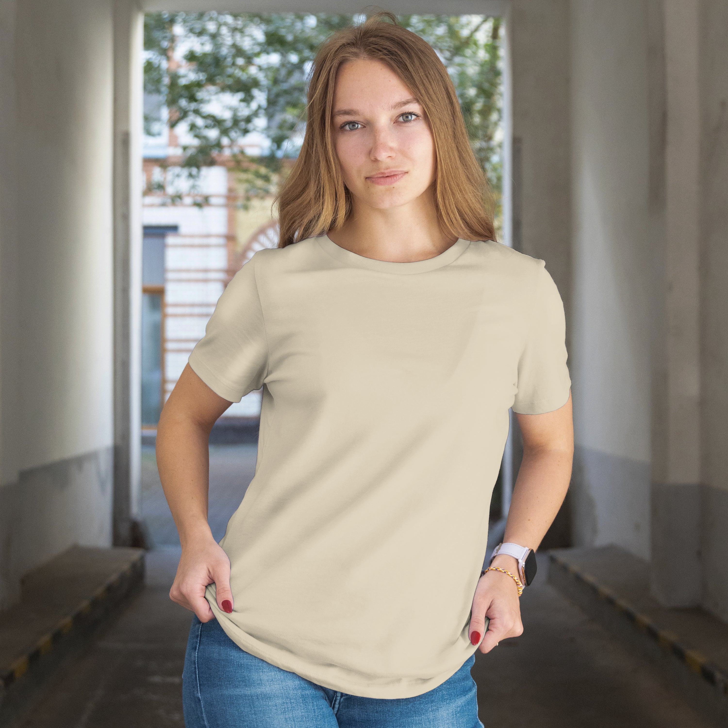Albescent White Slim-Fit Classic Tshirt