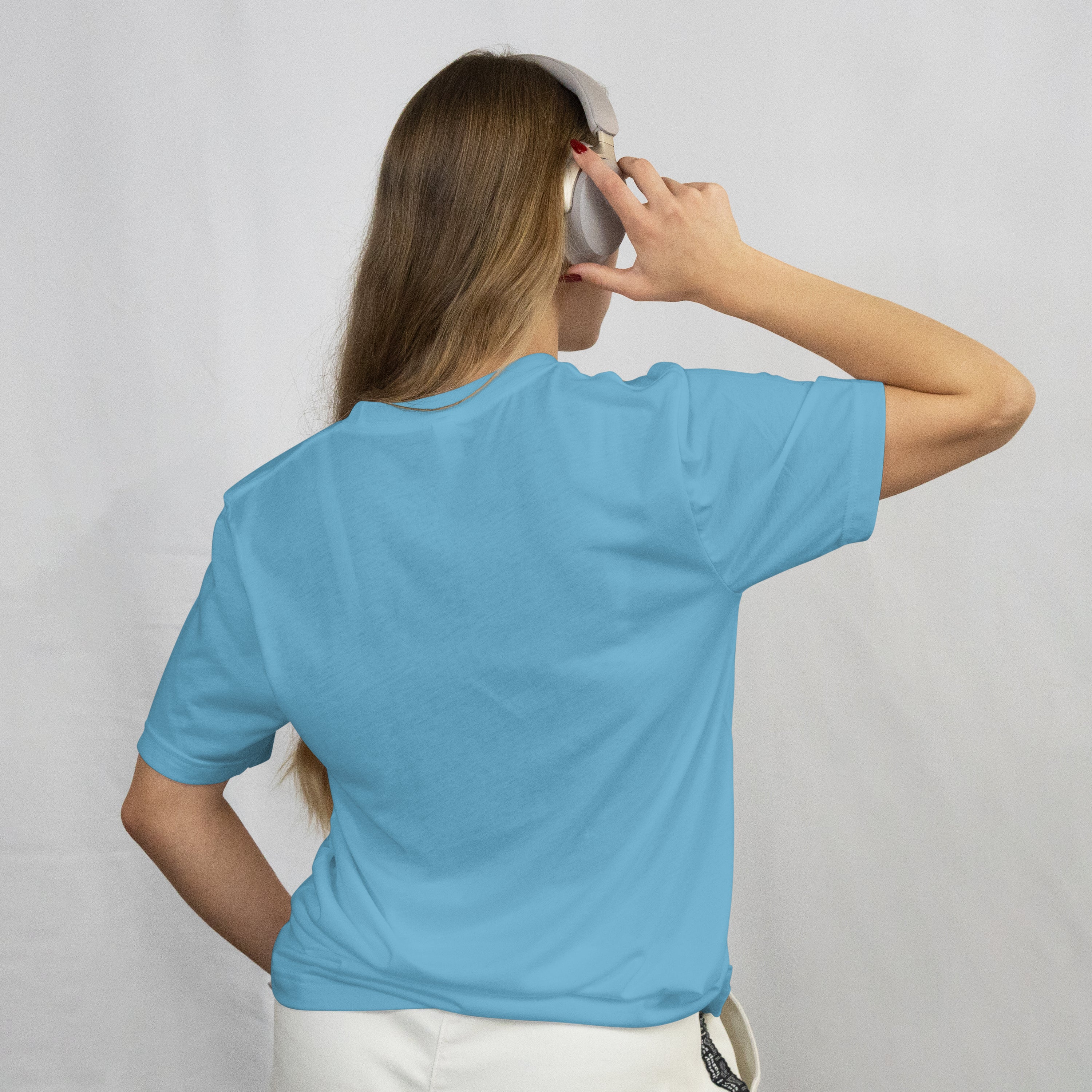 Fountain Blue Slim-Fit Classic Tshirt