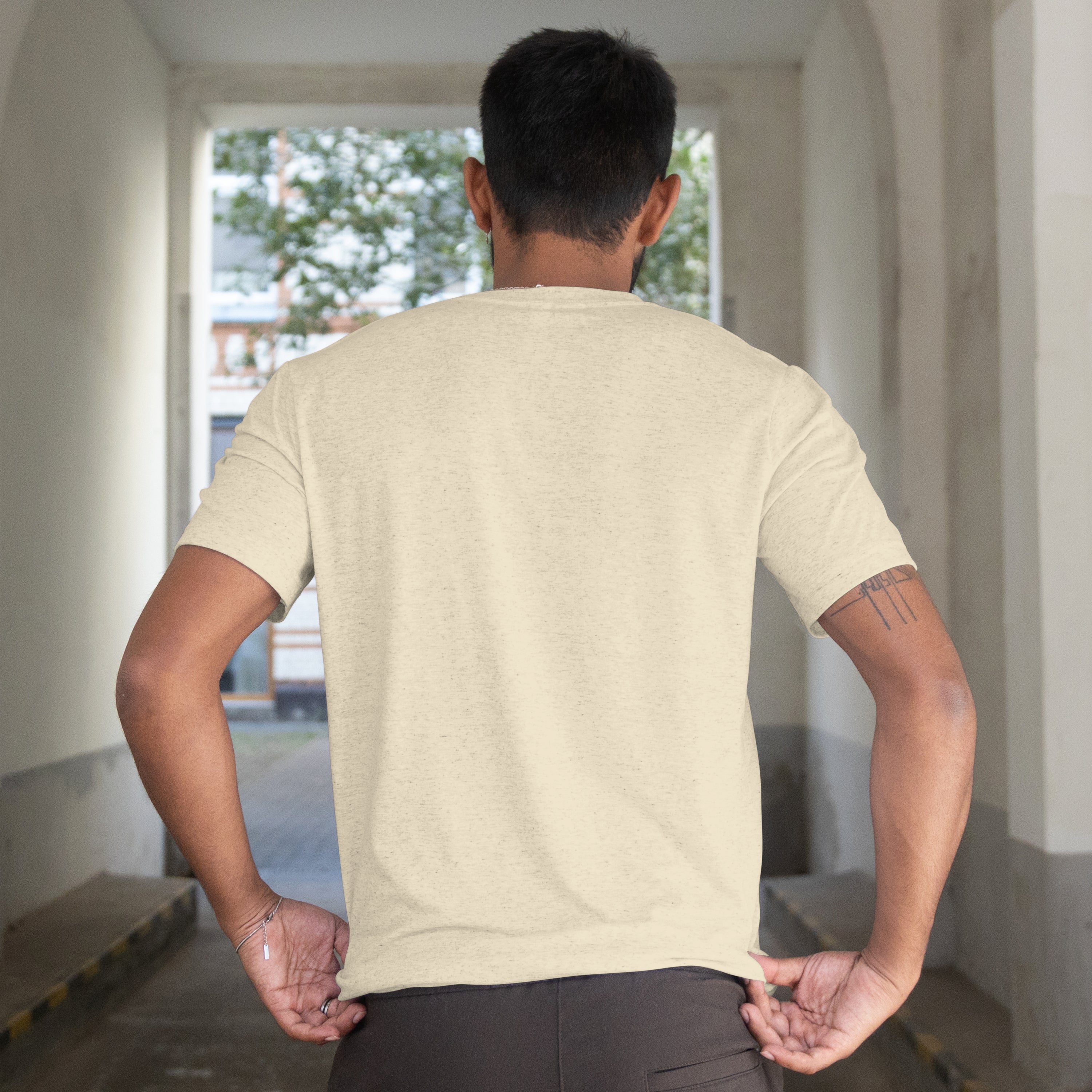 Albescent White Slim-Fit Classic Tshirt