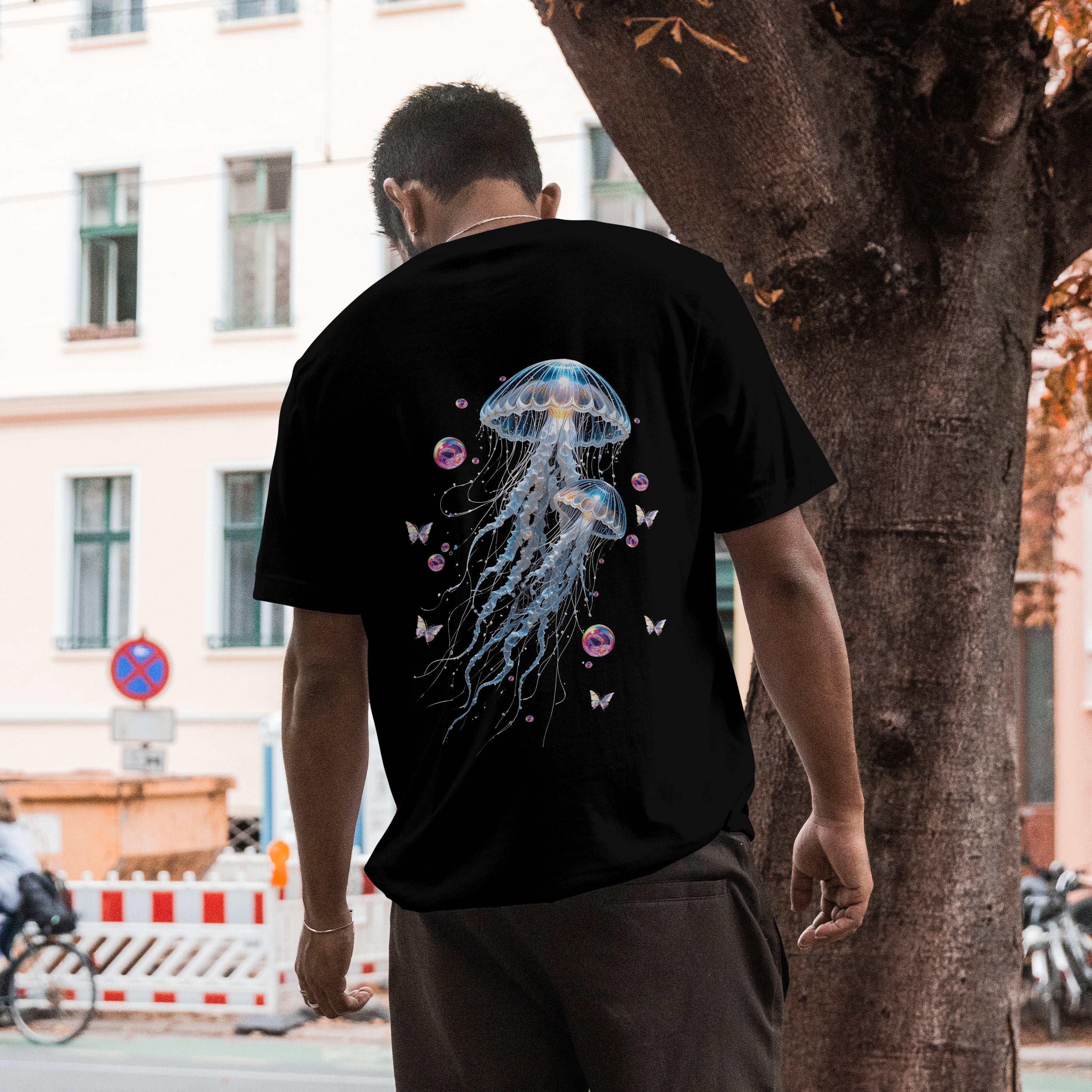 Black Chrome Jellyfish Tee
