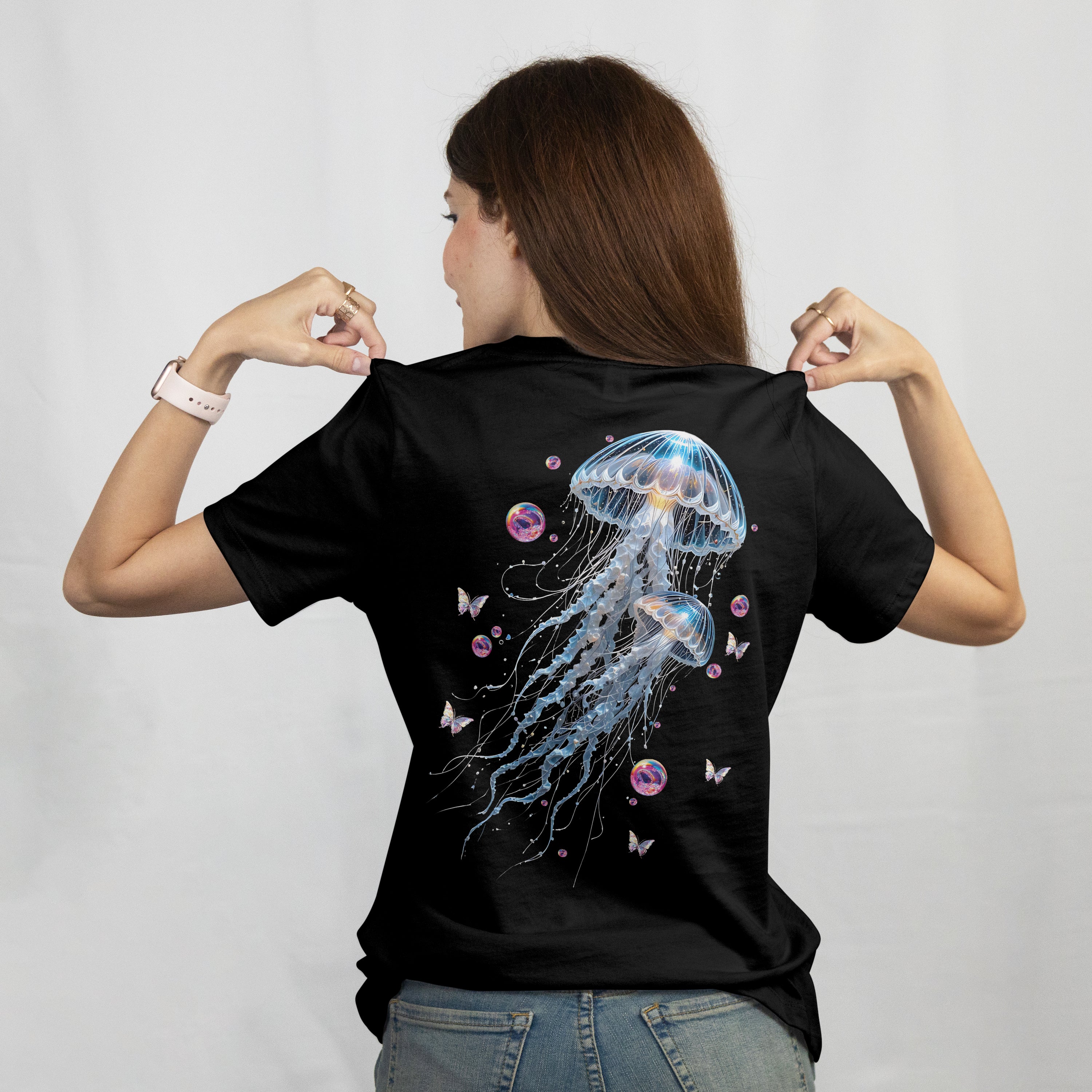 Black Chrome Jellyfish Tee