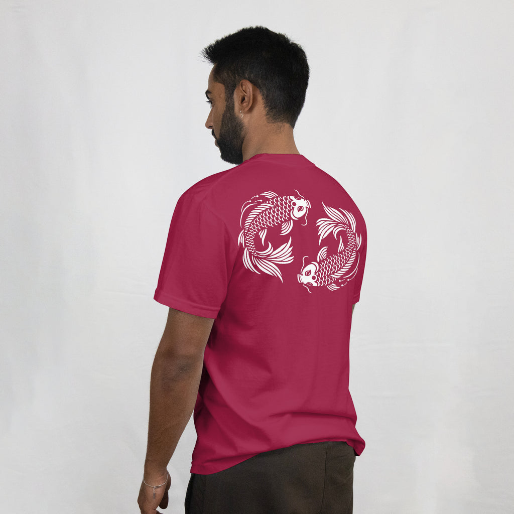 Koi Maroon Tee