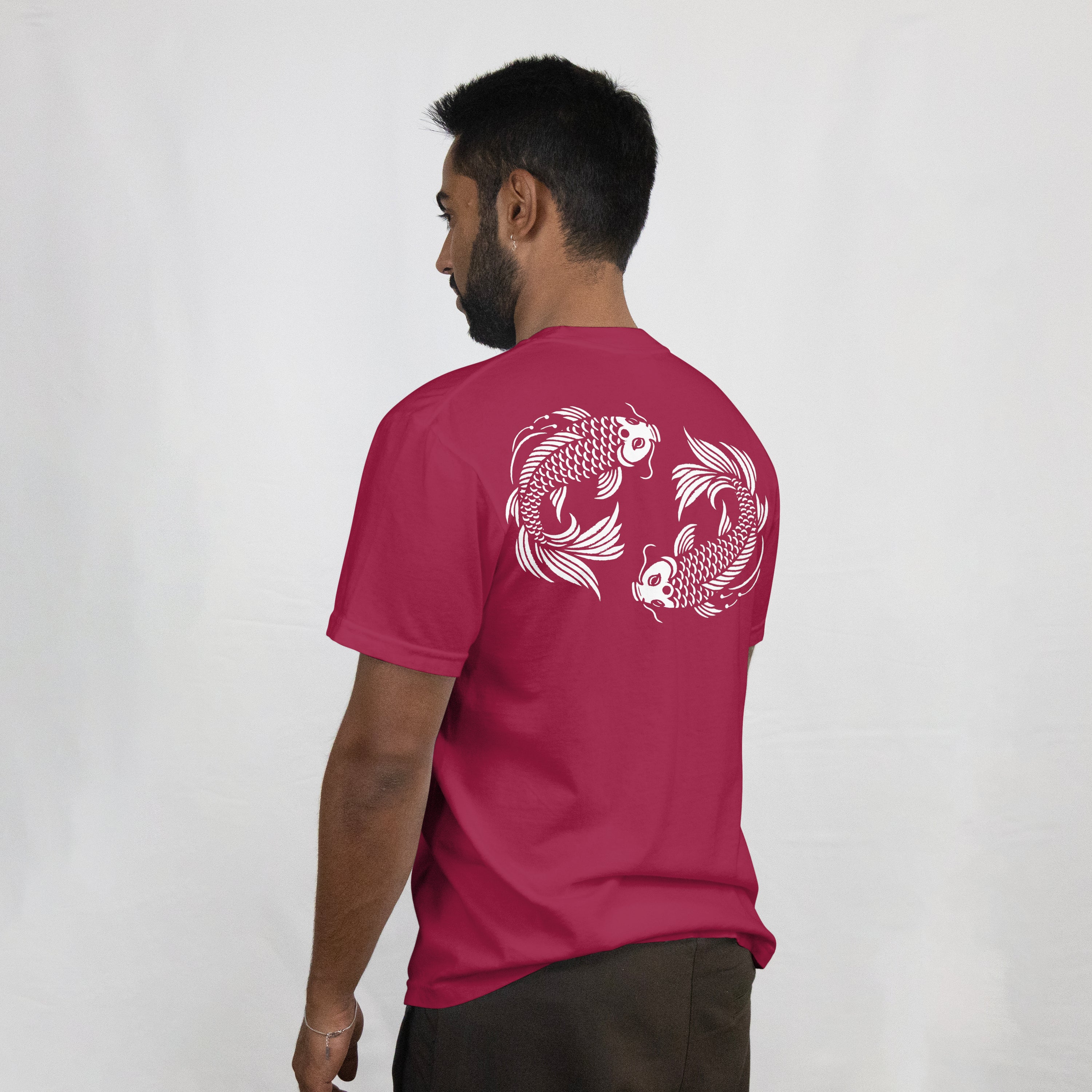 Koi Maroon Tee