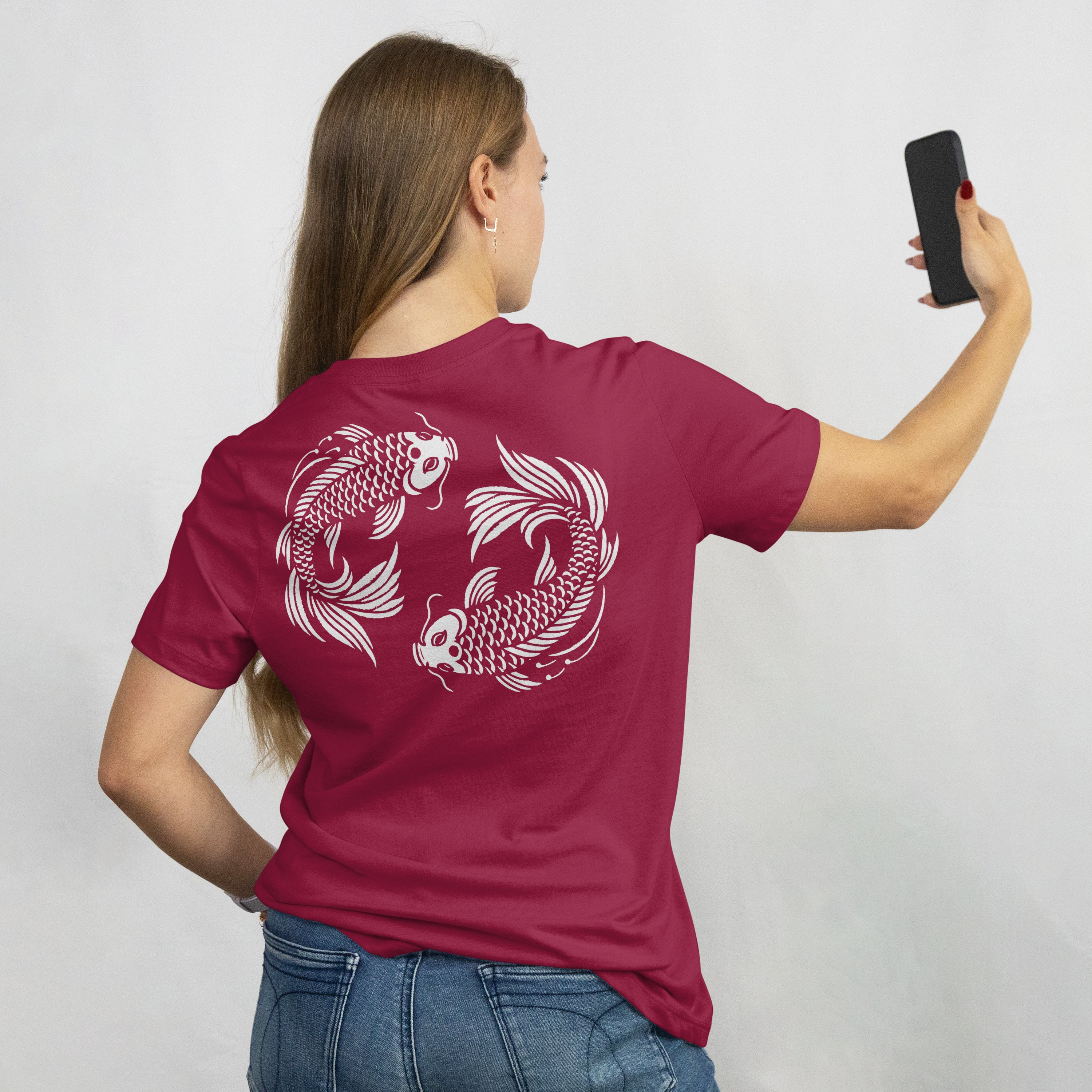 Koi Maroon Tee