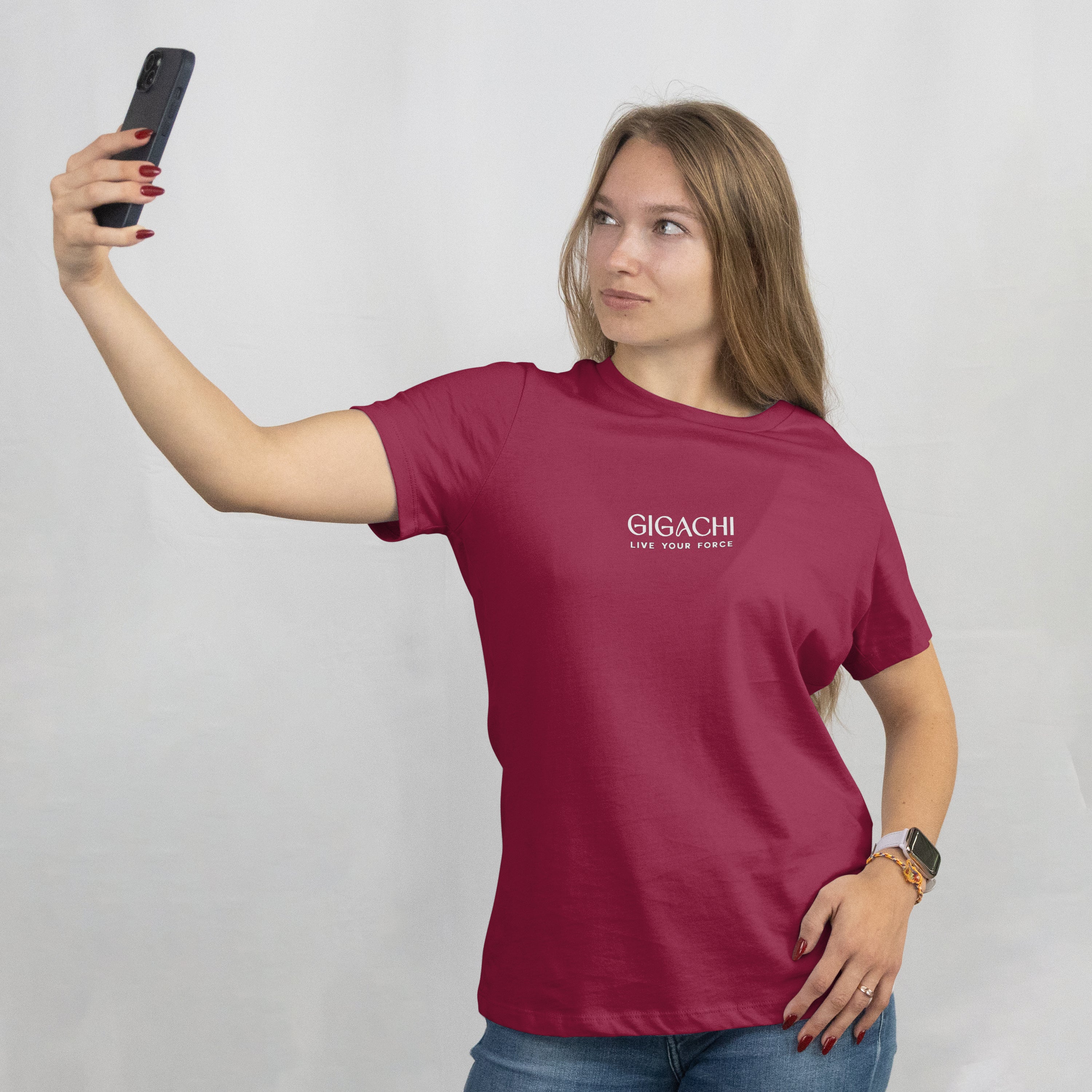 Koi Maroon Tee