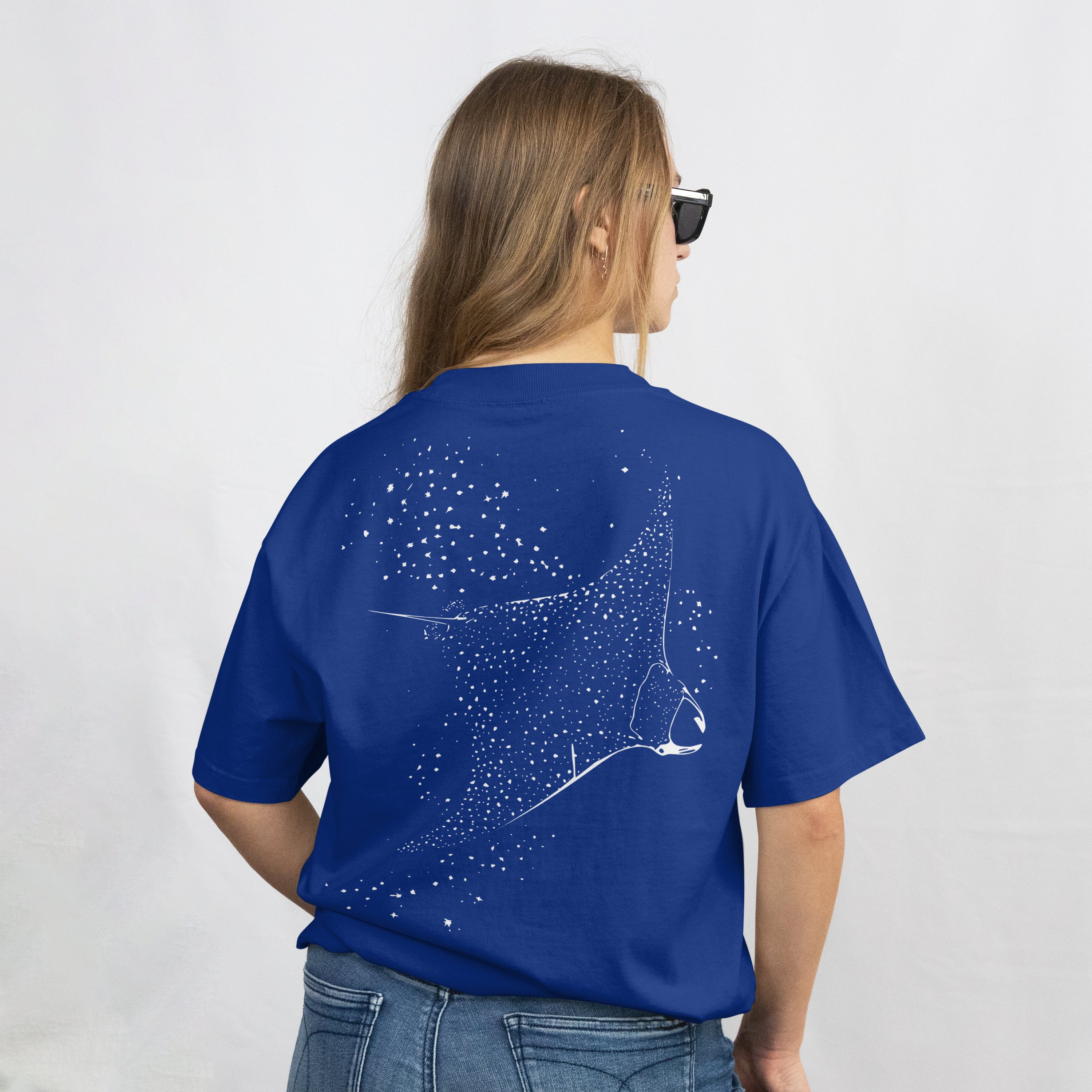 Manta Ray Blue Tee